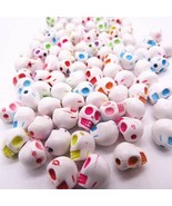 Colorful Mini Skull Beads For DIY Jewelry Making - $8.00