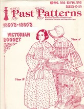 1850&#39;s-1860&#39;s Past Patterns Victorian Sun Bonnet Historical Sew Pattern ... - $16.99
