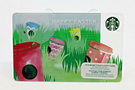 Starbucks Coffee 2013 Gift Card Happy Easter Colorful Cups Zero Balance No Value - $16.02