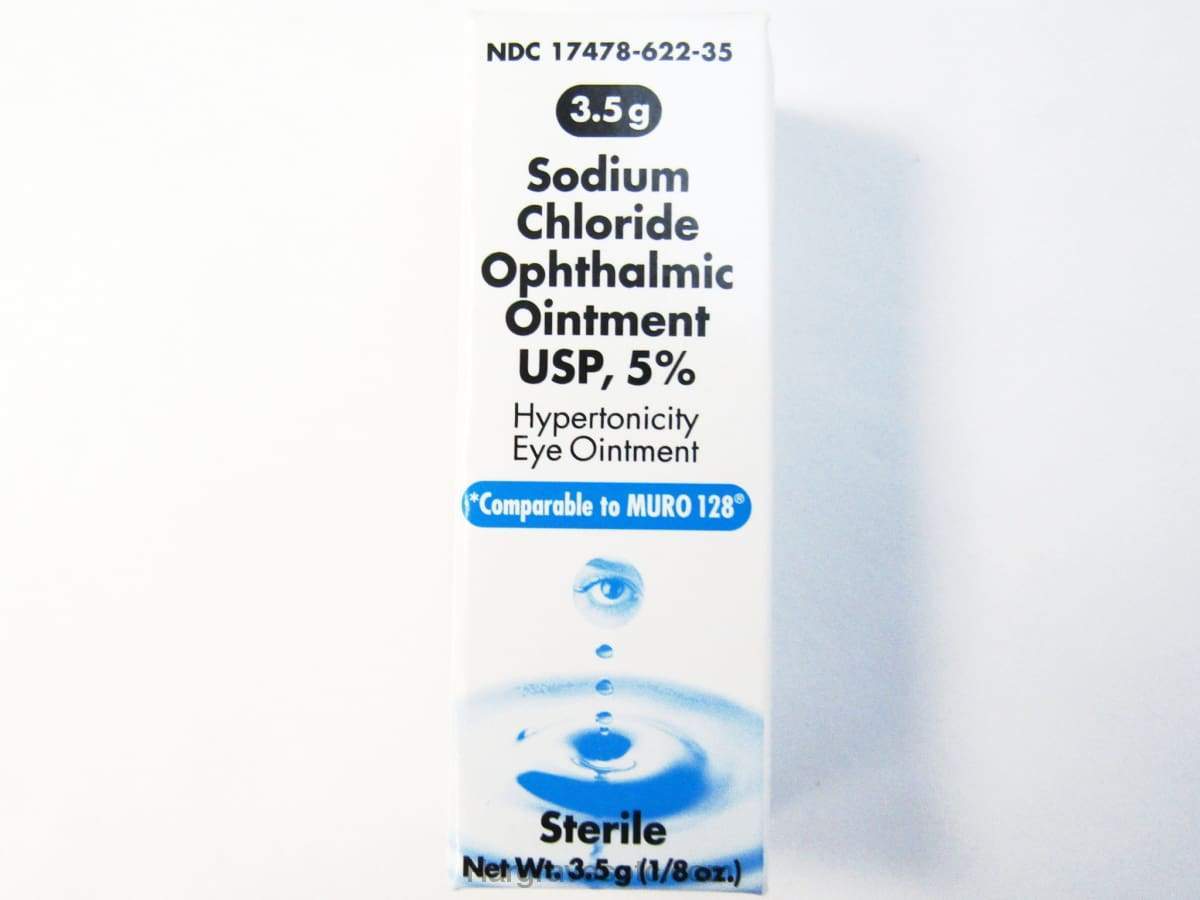 Akorn Sodium Chloride Ophthalmic Ointment USP, 5 to Muro 128