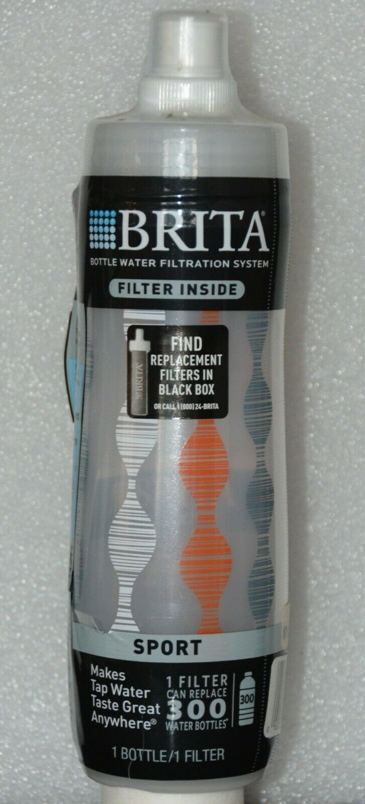 Brita Sport Water Bottle Filter System BB09 BPA Free White Portable