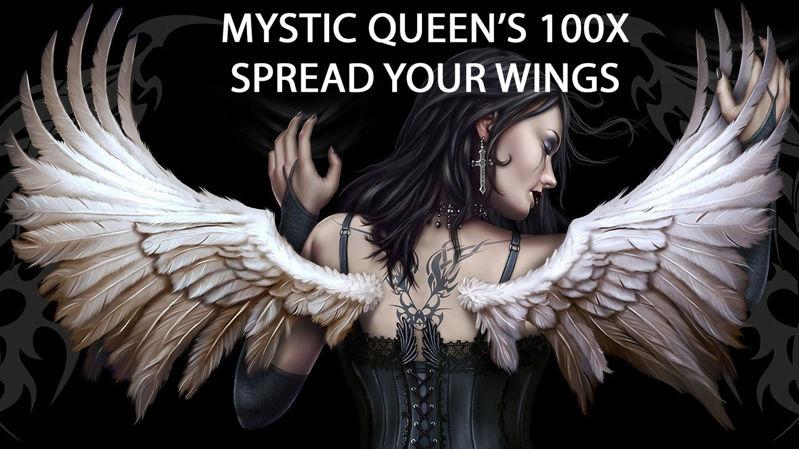 100X THE MYSTIC QUEEN'S SPREAD YOUR WINGS BREAK OUT ALEXANDRIA HIGHER MAGICK