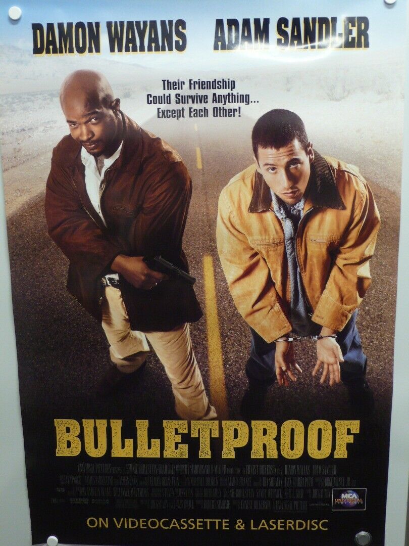 BULLETPROOF Adam Sandler DAMON WAYANS James Caan HOME VIDEO POSTER 1996 ...