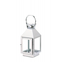 August Small Stainless Steel Candle Lantern - $35.00