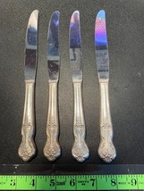 Rogers Silverplate INSPIRATION MAGNOLIA Dinner Knives- Set of 4 - $18.00