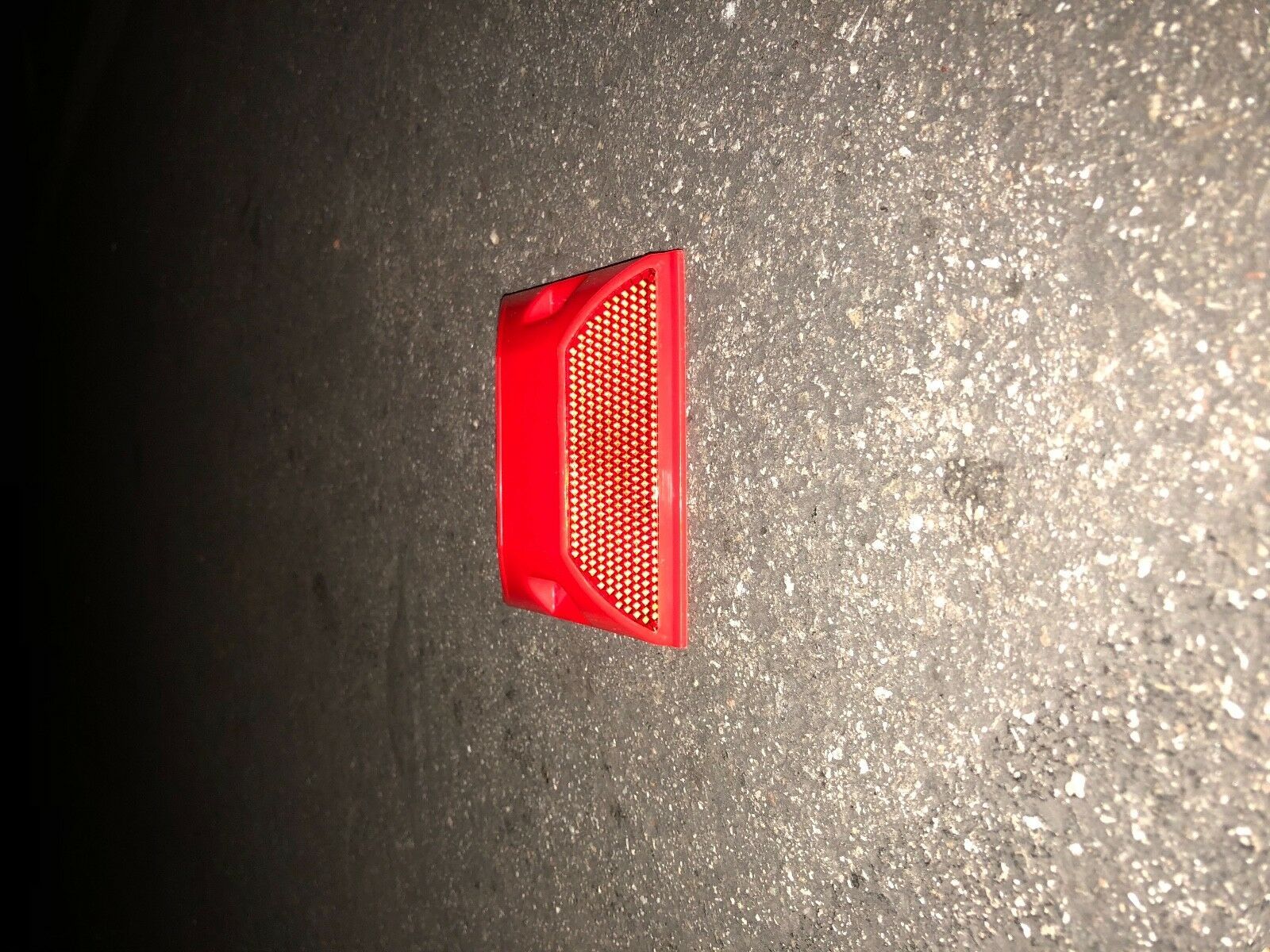 Road Reflectors Pack Of 10 | 4 By 4 Inch Red Street Pavement & Asphalt ...