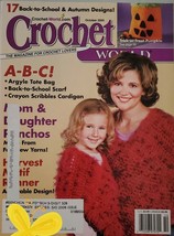 Crochet World Magazine October 2005 Crochet Patterns School Mom Daughter... - $8.79