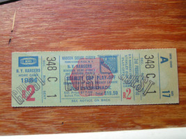 1984 NY Rangers Stanley Cup Playoffs Full Ticket Stub Very Rare And Coll... - $88.65