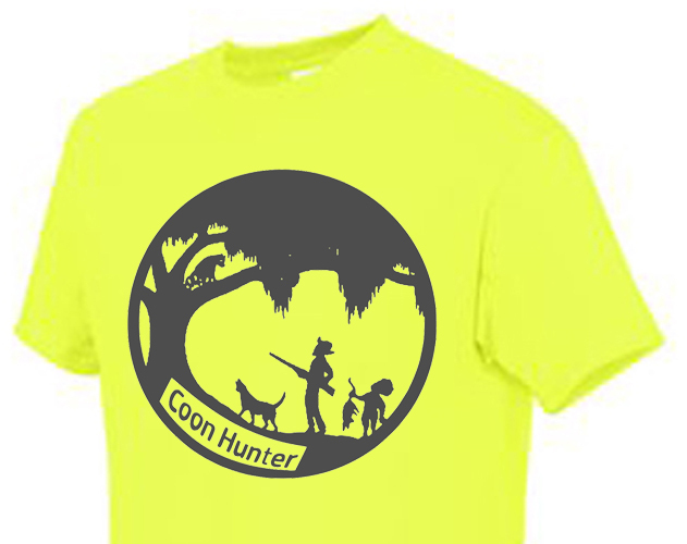 T-shirt Shirt Hound Dog Coon Hunter Raccoon Hunting Tree More Coon Hunt ...