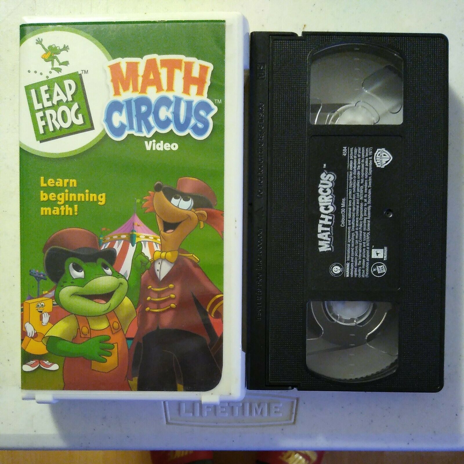 Leapfrog Math Circus Vhs Tape Tested Working Vhs Tapes