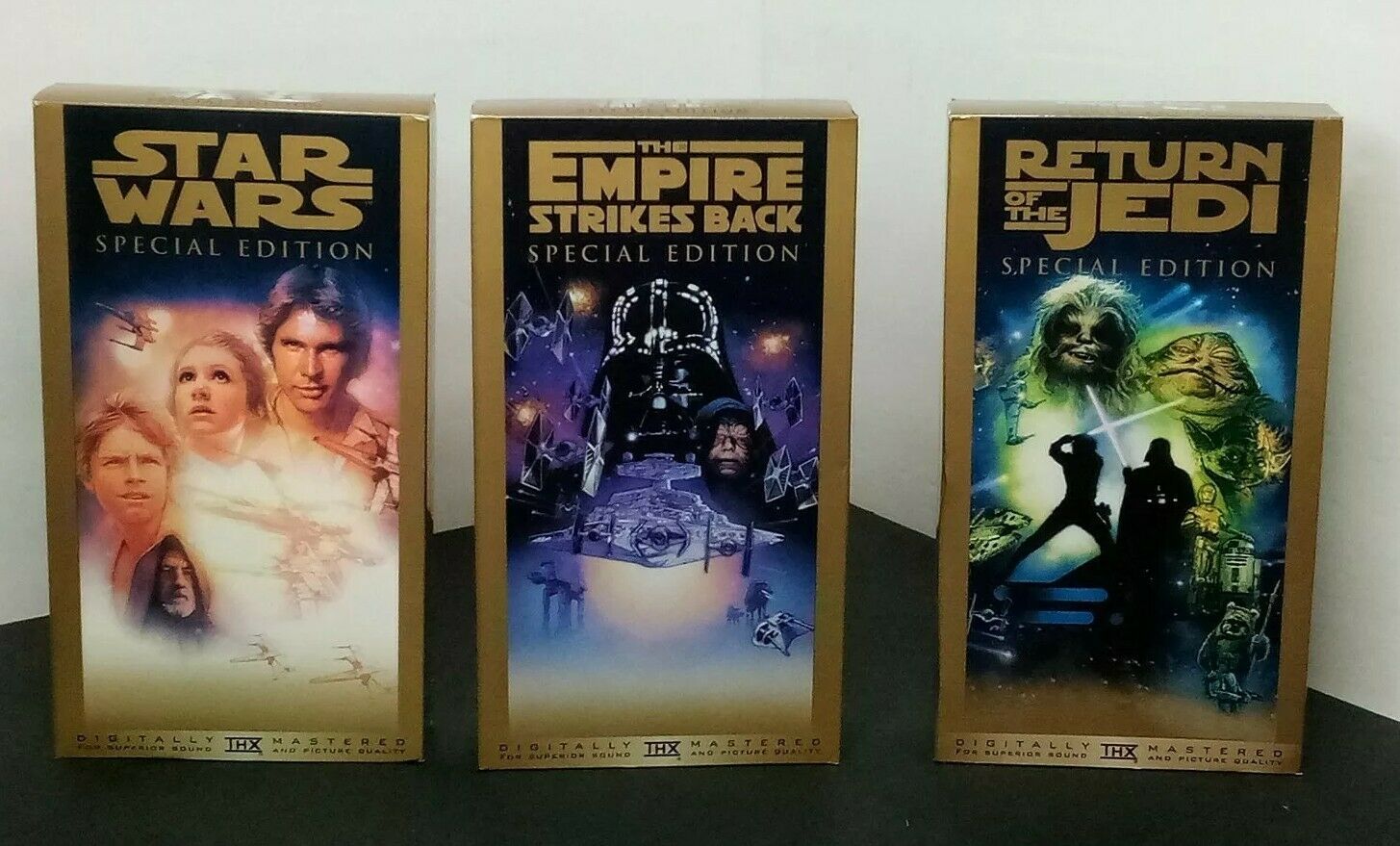 Star Wars Trilogy - Special Edition (VHS, 1997, 3-Tape Set) VHS tapes ...