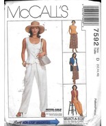 McCall&#39;s #7592 Unlined Jacket, Vest, Pull-On Pants &amp; Skirt Sz 12-16 UNCUT - $9.90