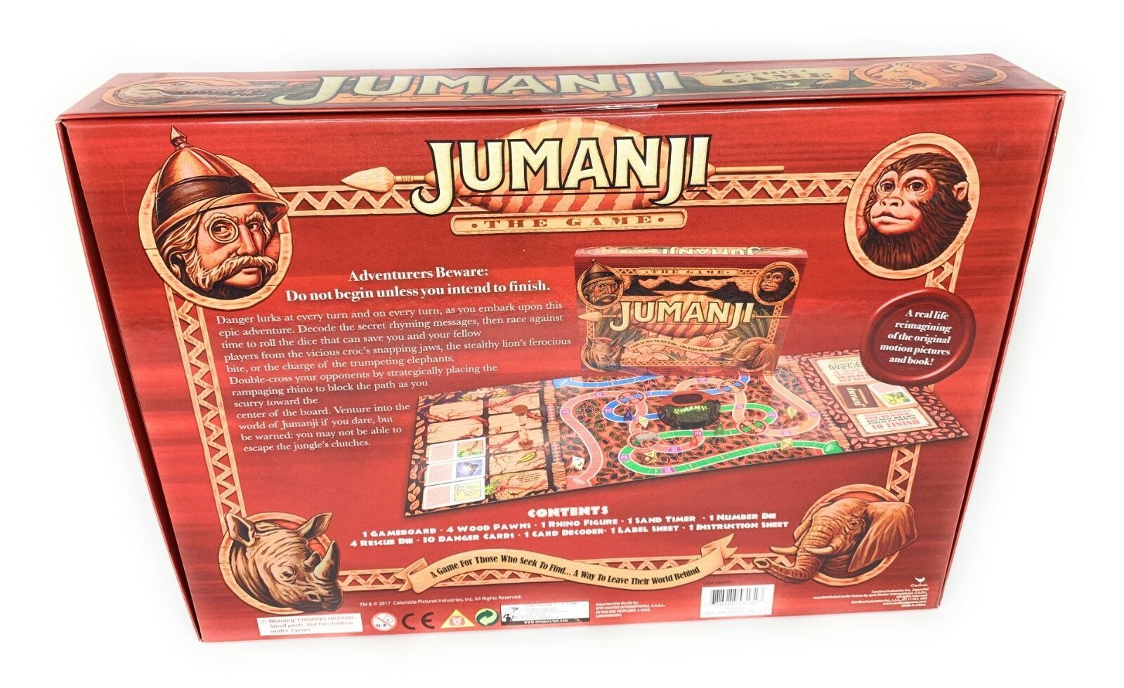 Cardinal Jumanji 2017 Board Game New Sealed and 23 similar items