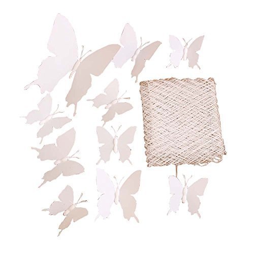 Handmade Butterfly Wedding Bridal Hair Style Accessories Sets Face Veil for Stud