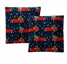 Morgan Home Holiday Print Plush 18" Decorative Pillow 2-Pack-T4102201 - $20.68
