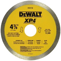 DEWALT 4-3/8-Inch Tile Blade, Wet/Dry (DW4738) - $69.45