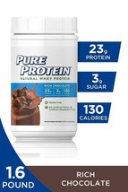 Pure Protein Powder, Natural Whey, High Protein, Low Sugar, Gluten Free, Rich... - $34.12