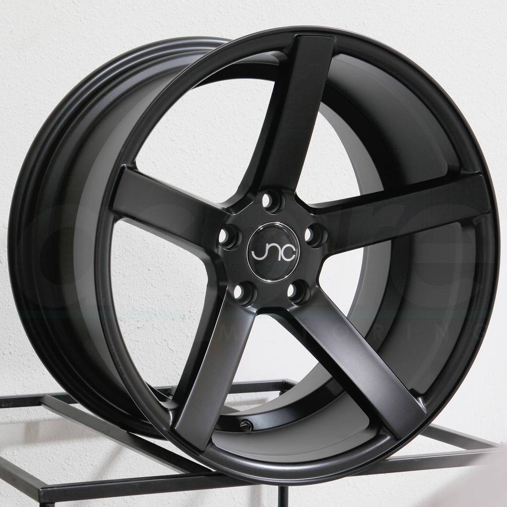 One 17x9 JNC 026 JNC026 5x100 30 Matte Black Wheel New - Wheels