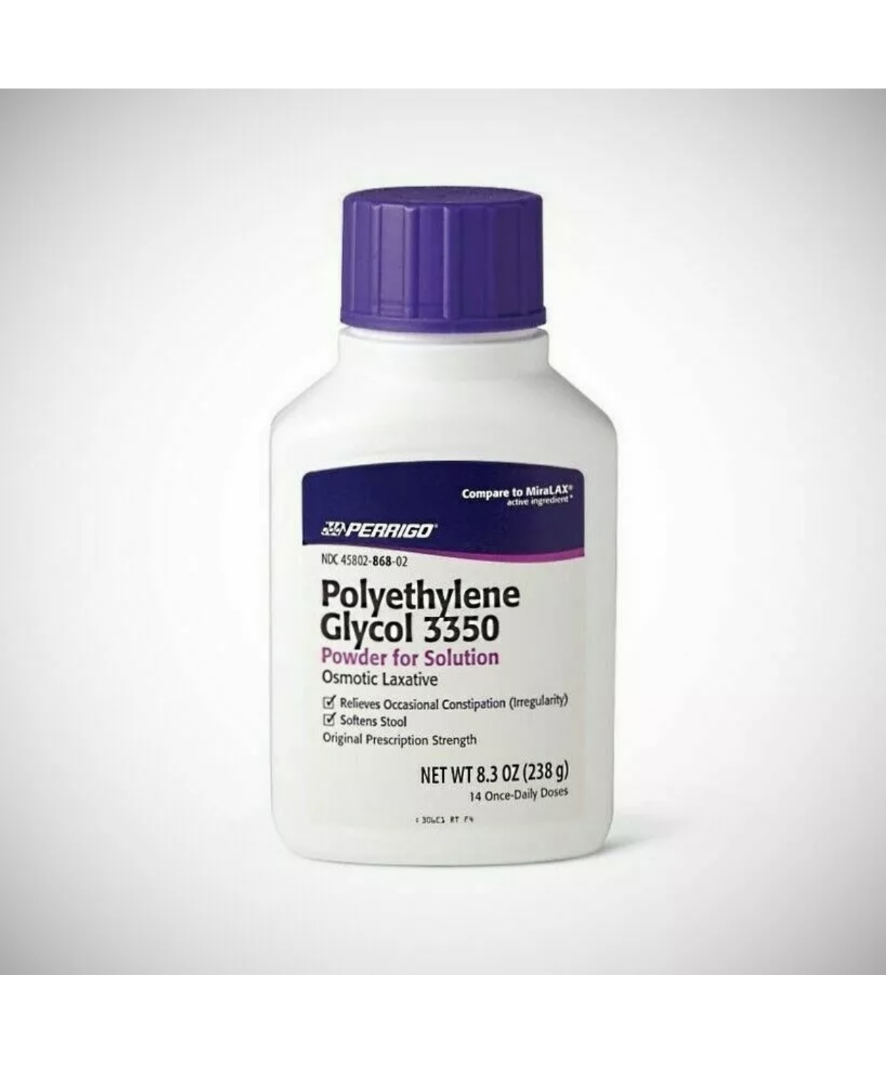Primary image for Polyethylene Glycol 3350 - 8.3oz for treatment of occasional constipation