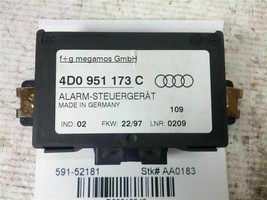 Alarm Theft Control Module Theft-locking From VIN 120001 1997 Audi A8 10840 - $39.11