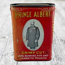 Vintage Advertising Prince Albert Tin Crimp Cut Empty Pocket Tobacco Tin - $12.59