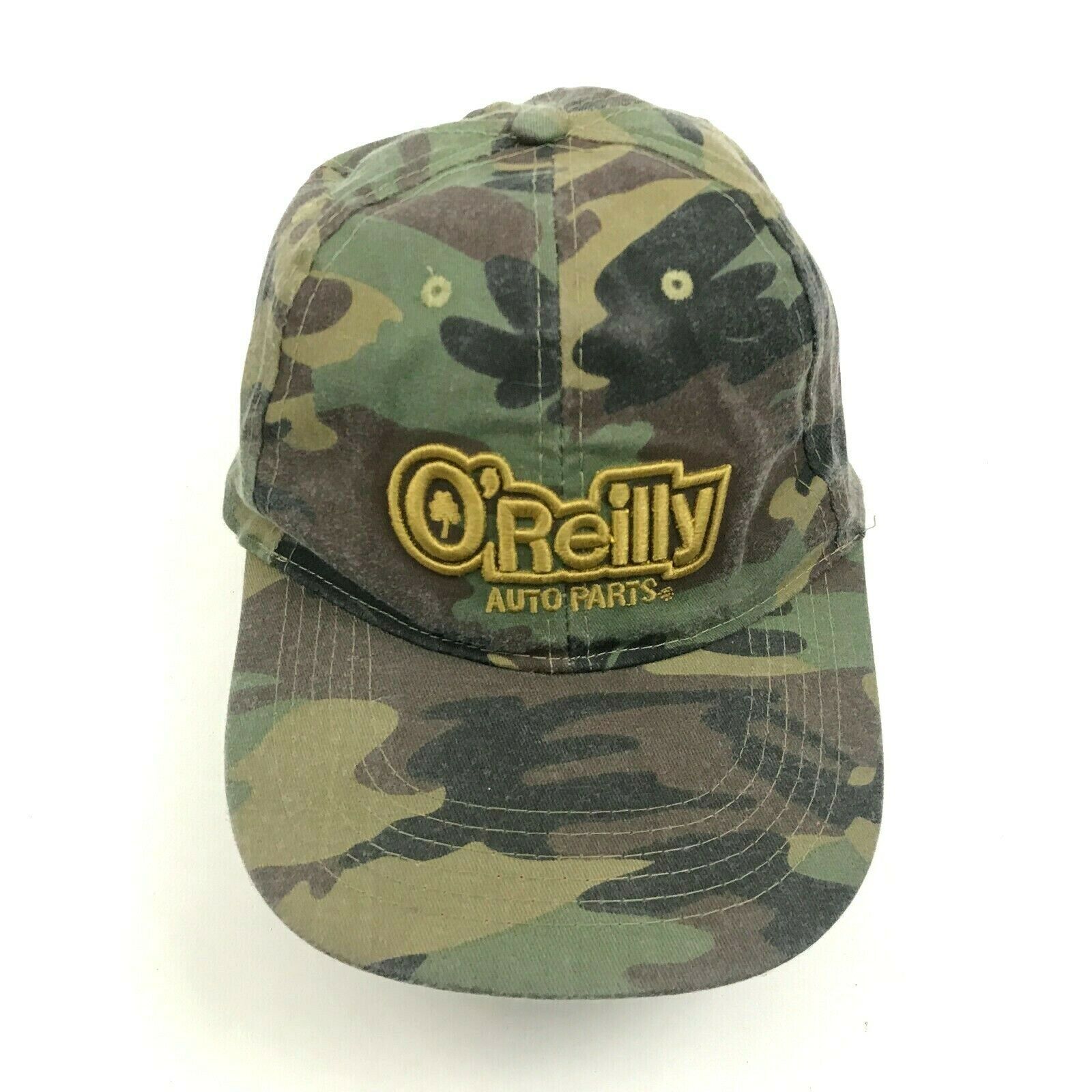 VINTAGE O'Reilly Auto Parts Hat Camouflage Baseball Cap Duck Camo
