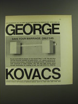 1974 George Kovacs His and Hers Light Unit Advertisement - Save your marriage. - $14.99