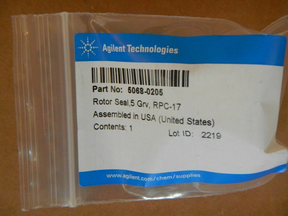 New in Box Agilent Rotor Seal 5 Groove RPC17 50680205 Everything Else