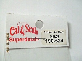 Cal Scale # 190-624 Nathan K5R25 Air Horn, 1 per Pack HO-Scale image 2