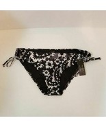 Bisou Bisou Michele Bohbot Woman Bikini Bottoms Swimwear Black &amp; White X... - $22.47