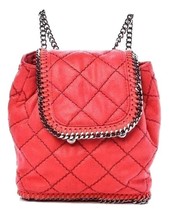 Authentic Stella Mccartney Shaggy Deer Quilted Mini Falabella Backpack P... - $475.00