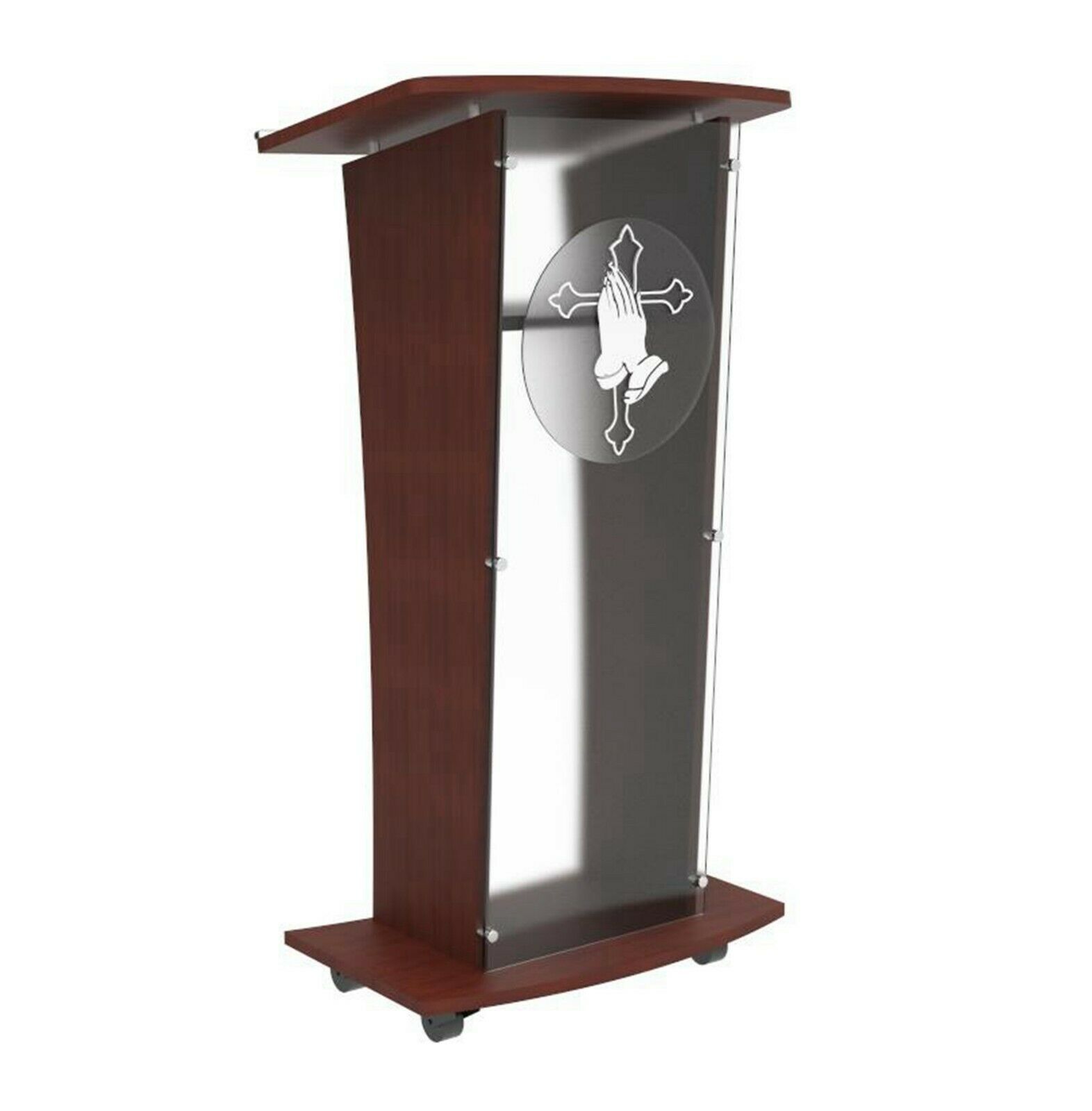 Wood Acrylic Podium Church Pulpit Christian and 19 similar items