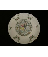 WINTER FUN collector plate ROYAL DOULTON Victorian Christmas ICE SKATING - $14.99