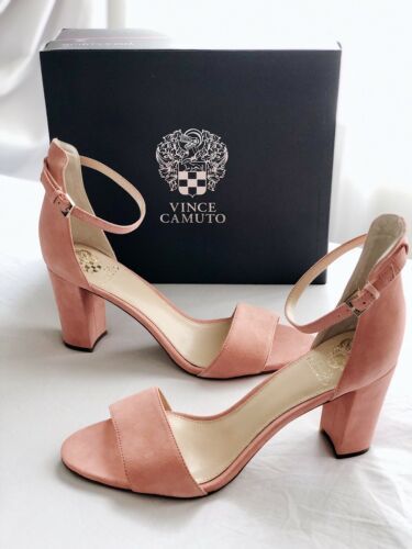 VINCE CAMUTO Corlina Suede Ankle Strap 