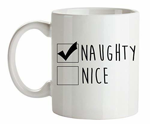 Mug Christmas - Naughty Nice Gift Mugs Xmas Holidays Santa - Gifts For Women Men