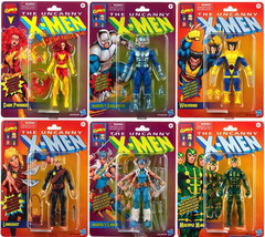 Marvel Legends Series The Uncanny X-Men Retro 6&quot; Set of 6 Action Figure ... - $193.94