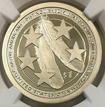 2021-S $1 Sacagawea Dollar MILITARY SERVICE 7 Coin Silver Pr Set  NGC PF70 FDOI image 3