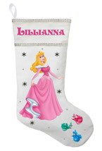 Sleeping Beauty Christmas Stocking - Personalized and Hand Made Aurora Stocking - $33.00