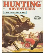 HUNTING ADVENTURES 1954 FALL-#1-WILD BEARS-ELEPHANTS FN - $55.87