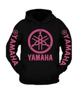 Special Edition Pink Yamaha Racing Hooded Sweatshirt Black  - $29.99+