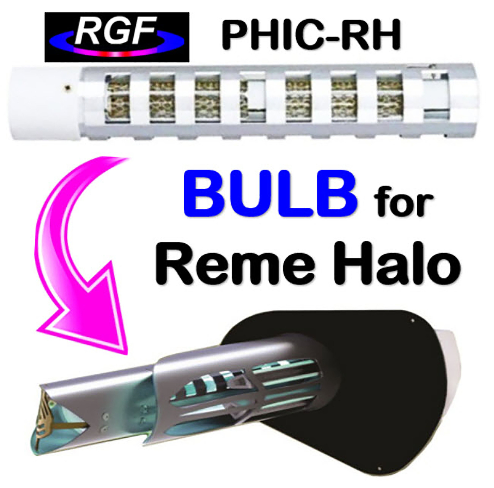 RGF PHICRH BULB for REME HALO REMEH 24V 110V CELL IAQ HVAC Guardian 9