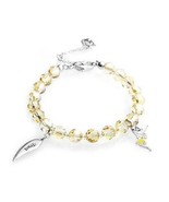 Swarovski Tinkerbell Wings Bracelet &quot;TRUST&quot; Yellow Crystal 1155524 with box - $37.04