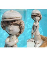 Vintage Dino Bencini Lady Golfer Figurine Italy Clay Sculpture Italian - £15.97 GBP