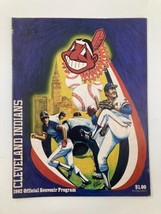 1982 MLB Cleveland Indians vs Seattle Mariners Official Souvenir Program - $9.45
