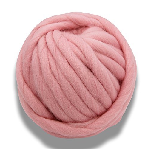 FloraKnit 8.5oz 0.55 lb 100% Merino Wool Super Chunky Yarn Bulky Roving ...