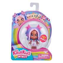 Kindi Kids Minis Flora Flutters Posable Bobblehead Figure Doll With Glittery Eye image 1
