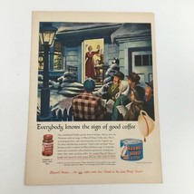 1950 Maxwell House Instant Coffee Vintage Print Ad - $14.25