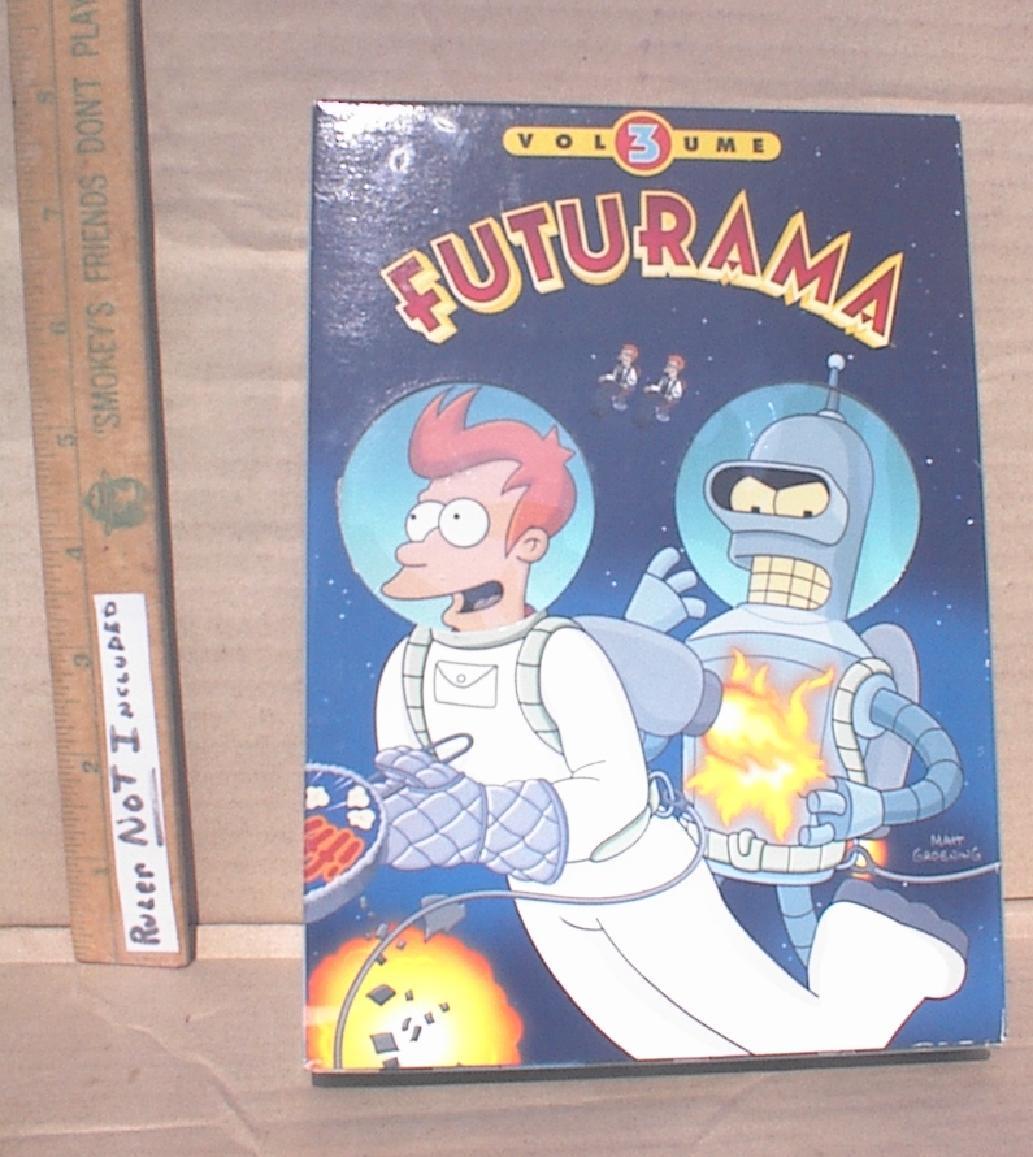 Futurama Season 3 DVD TV Series 4 Disc Box and 50 similar items