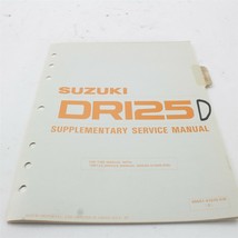 1984 Suzuki DR125D Supplementary Service Information Manual 99501-41030-03E - $19.99