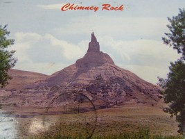 Vintage Chimney Rock NC Postcard 51742 North Carolina Oregon Trail - $11.87